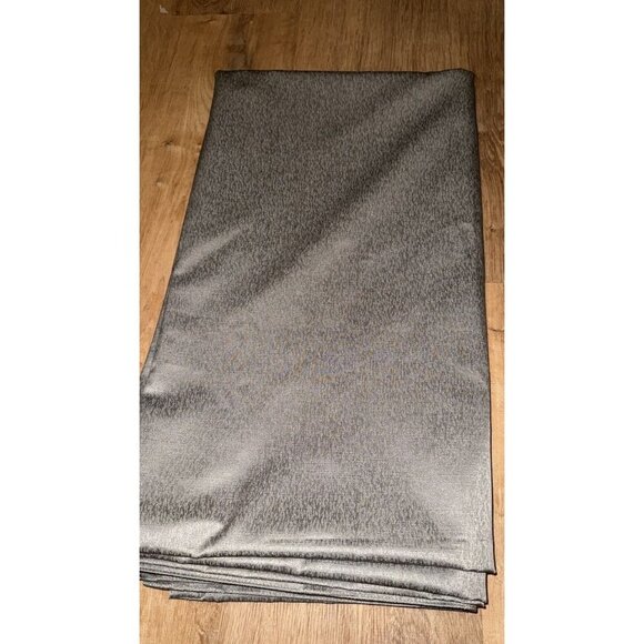 Luxury Silver Gray Blackout Curtain Panel 50x89 Light-Blocking Drapery - Picture 4 of 7